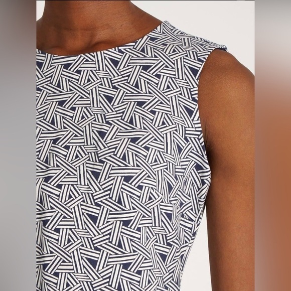 NWOT Diane Von Furstenberg Ribbon Rectangles Dress - Picture 3 of 9